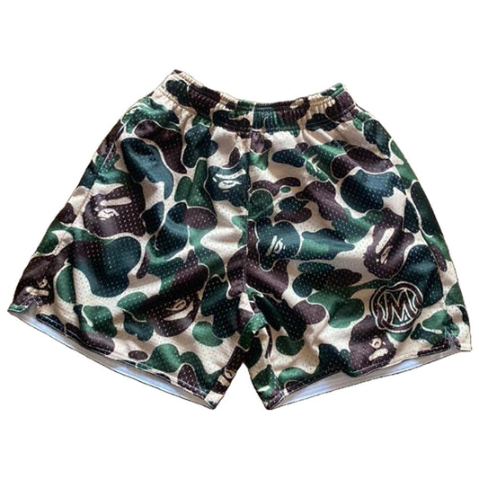 Men’s Camo Cargo Shorts - Lightweight Summer Fashion