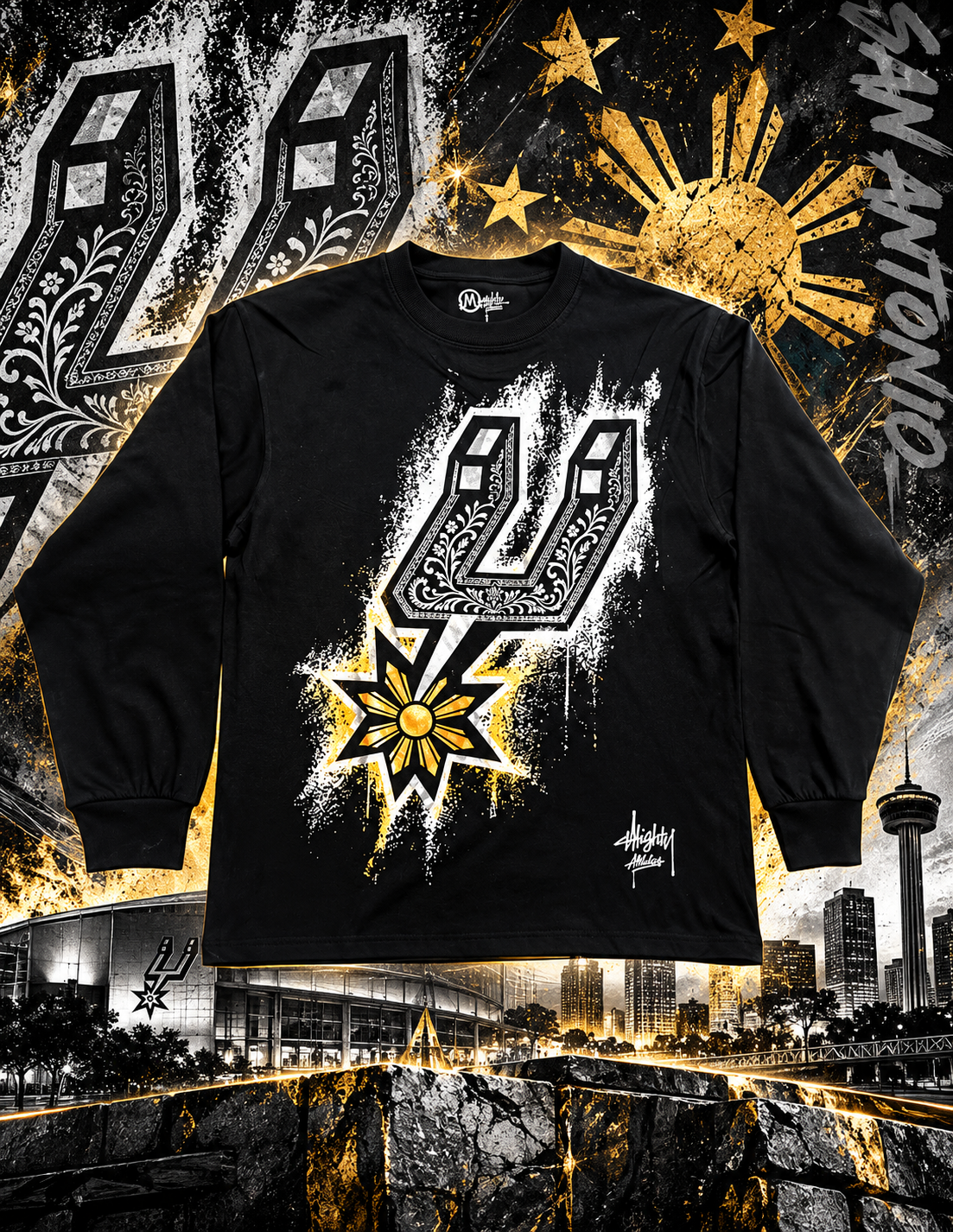 Spurs Tribal Sun
