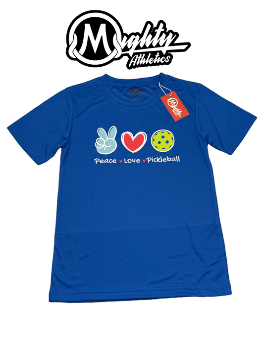 Peace, Love, Pickleball Performance Tee