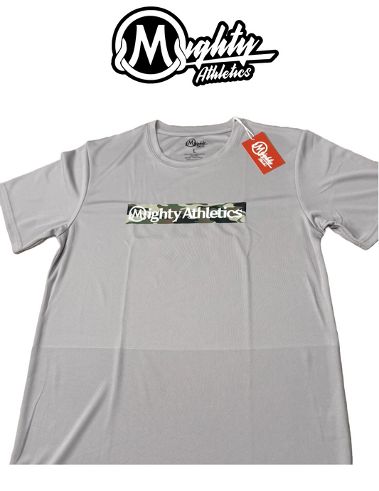 Mighty Athletics Performance tee Camo & Star edition
