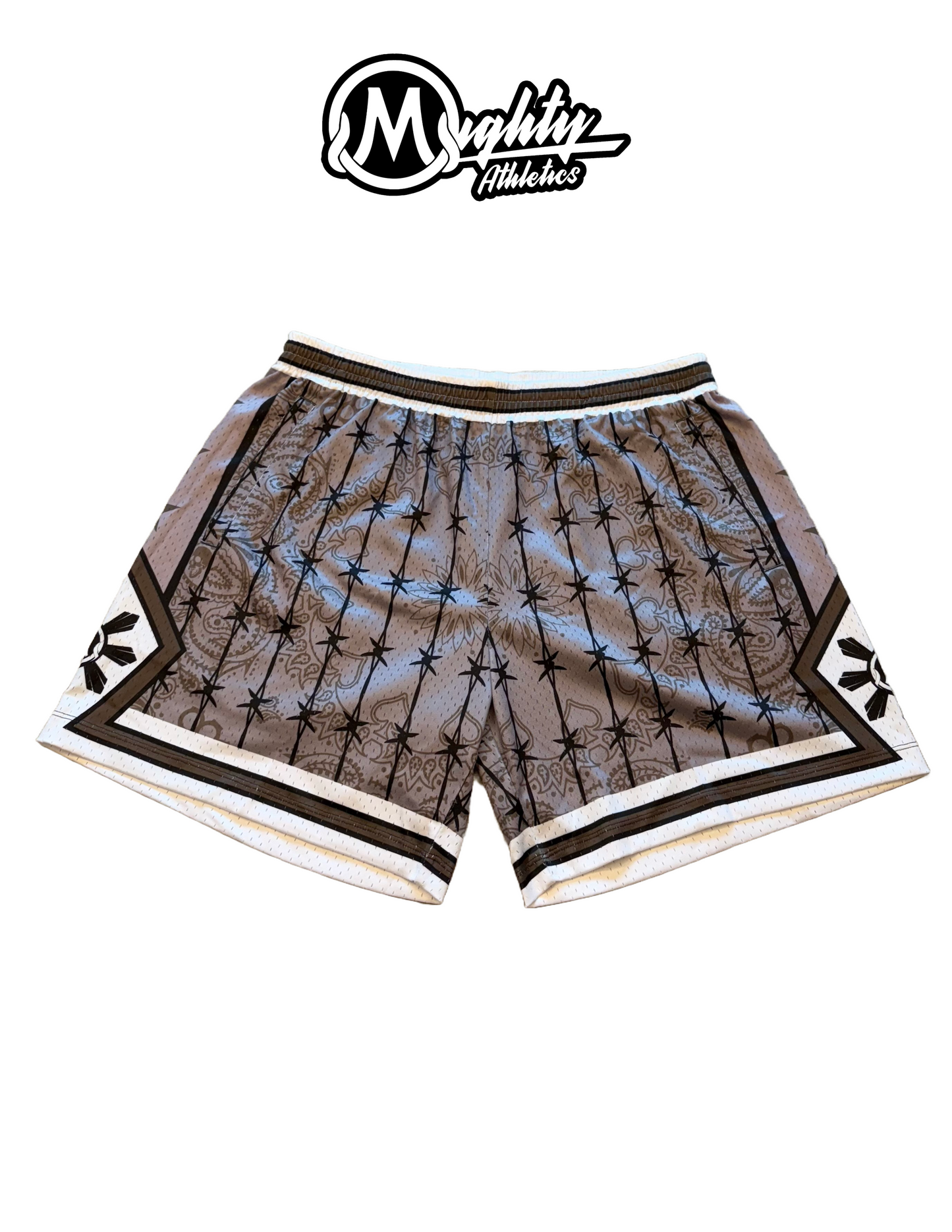 Barbed Wire Star Mesh Shorts – 3 Colorways