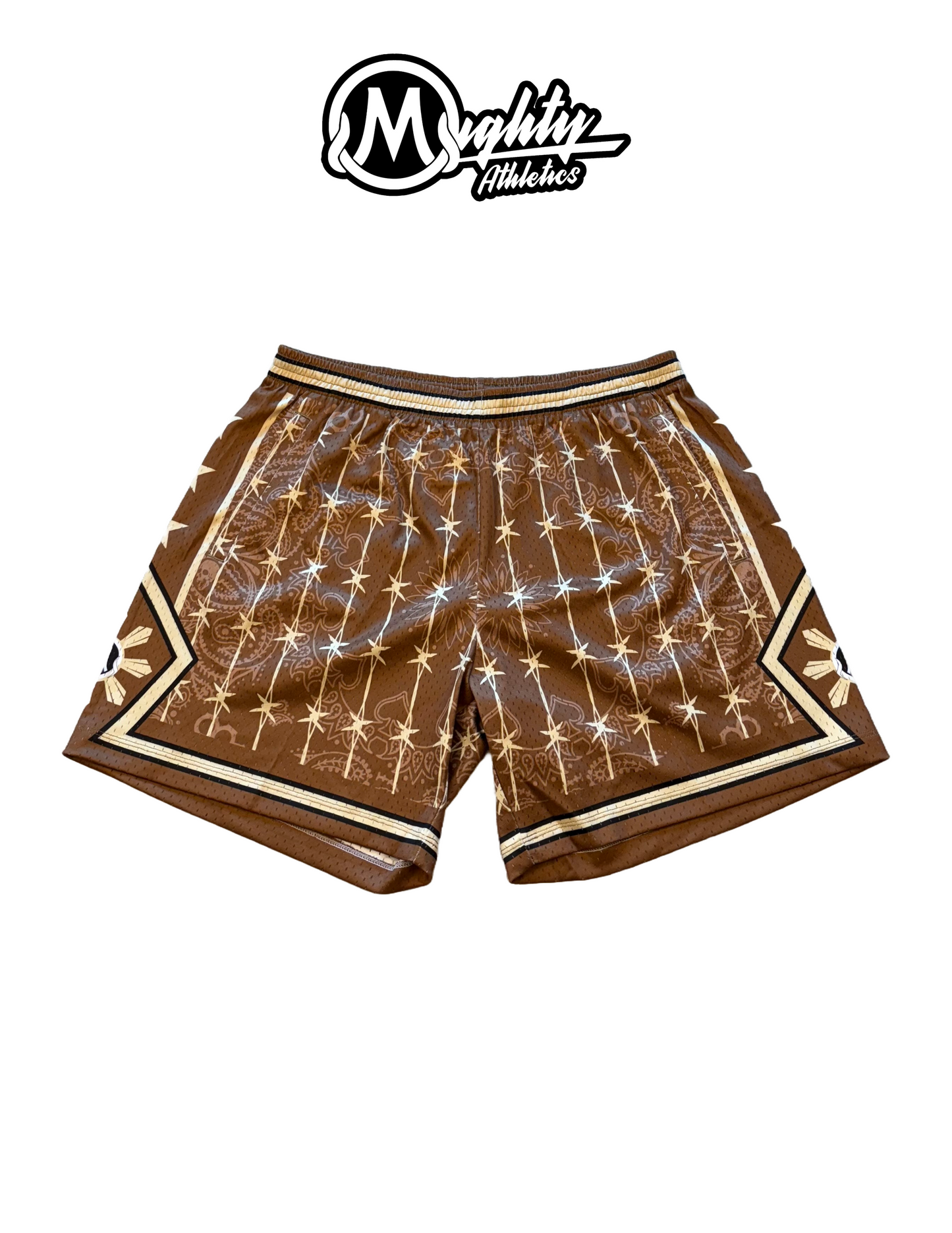 Barbed Wire Star Mesh Shorts – 3 Colorways